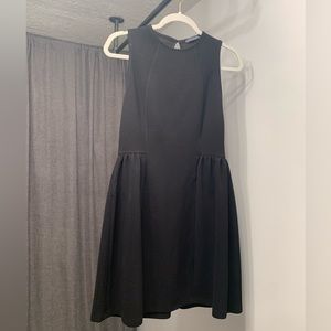 Black mini dress size L